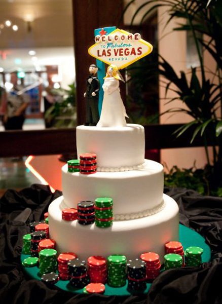 Las Vegas Stacked Wedding Chips